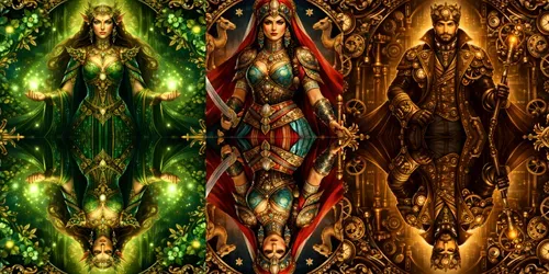 Luxury Playing Card Characters generated by chatgpt-image