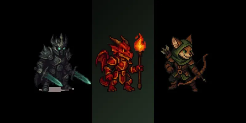 Pixel Art Avatars High Definition generated by undefined