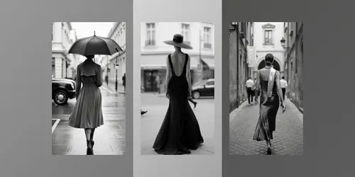 Cinematic Black White Fashion Walks generated by grok-video