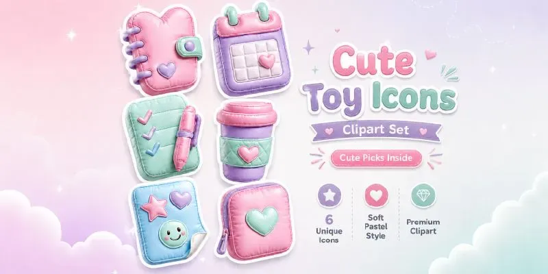 Cute Toy Icon Sets Clipart generated by undefined