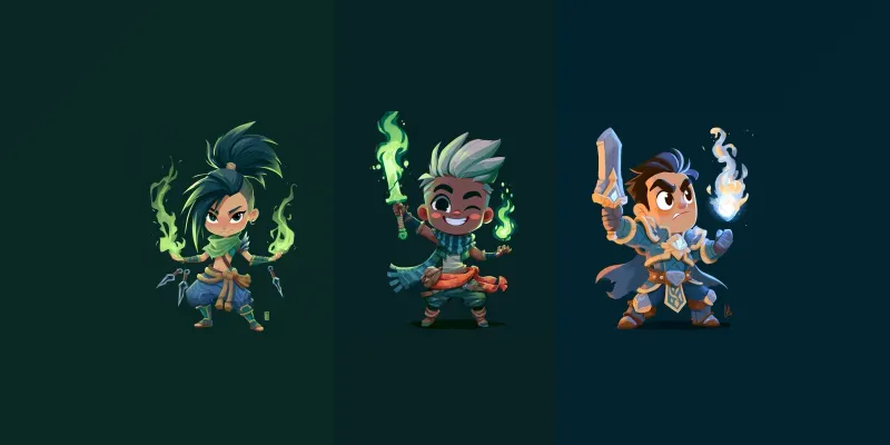 Chibi League Of Legends Champions generated by undefined