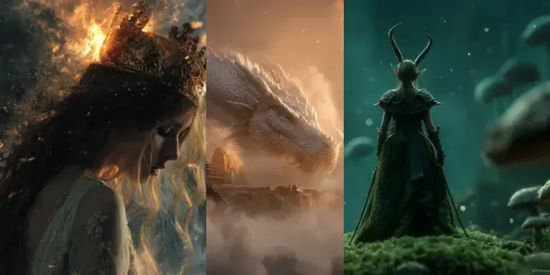 Cinematic Fantasy Movie Posters generated by undefined