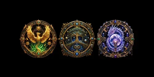 Celestial Sacred Emblems Art generated by chatgpt-image