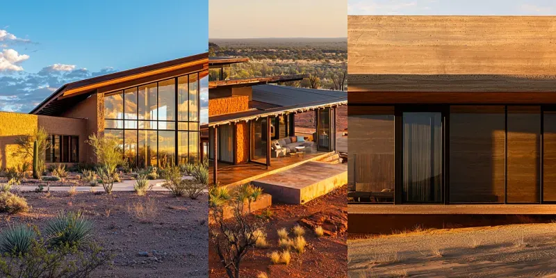 Architecture Rammed Earth generated by undefined