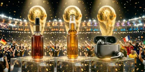 World Cup Trophy Podium Mockups generated by gemini-image