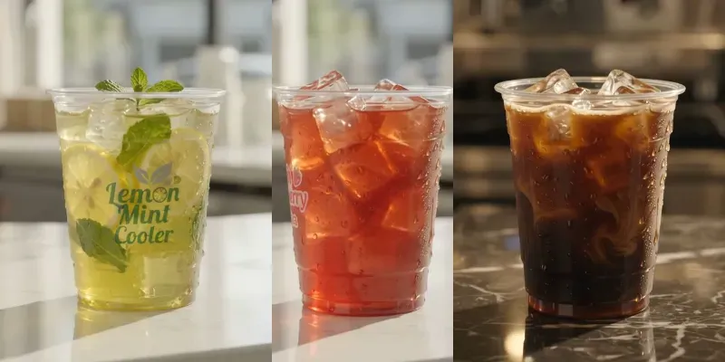 Realistic Iced Drink Ad Visual Effects generated by undefined