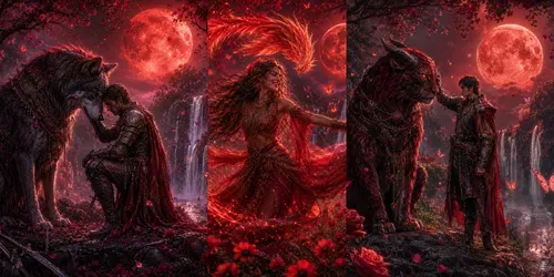 Crimson Moon Fairies generated by chatgpt-image