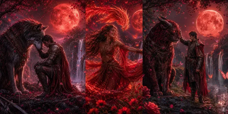 Crimson Moon Fairies generated by undefined
