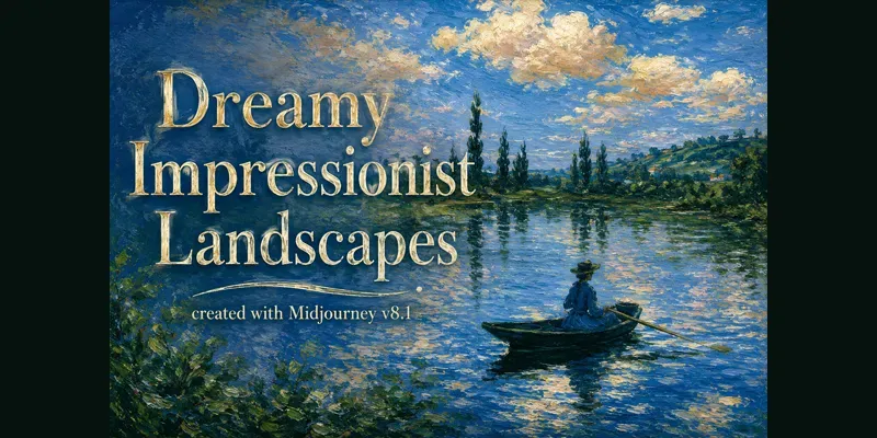 Dreamy Impressionist Landscapes generated by undefined