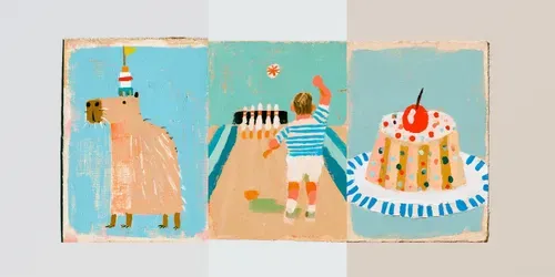 Playtime Gouache Junk Journals generated by midjourney