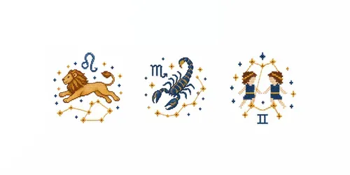 Crossstitch Zodiac Generator generated by chatgpt-image