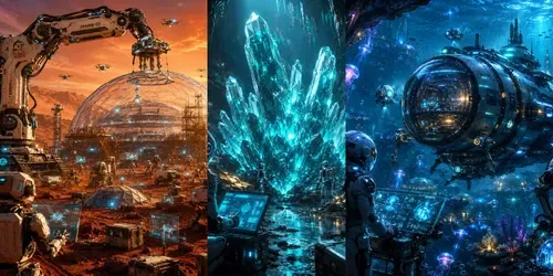 Futuristic Care Worlds generated by chatgpt-image