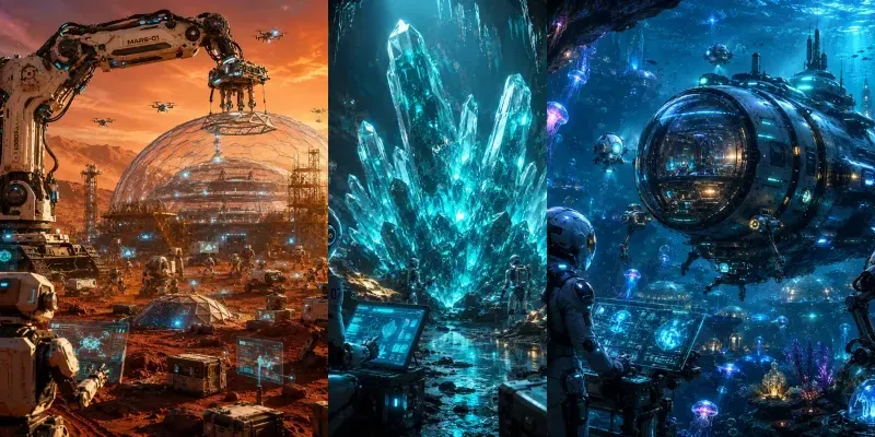 Futuristic Care Worlds generated by undefined