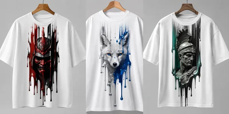 Minimal Melt Face Tees generated by undefined