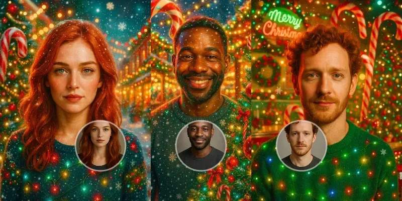 Xmas Holiday Portraits generated by undefined