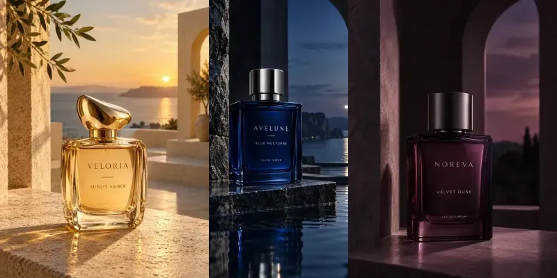 Atmospheric Perfume Campaign Frames