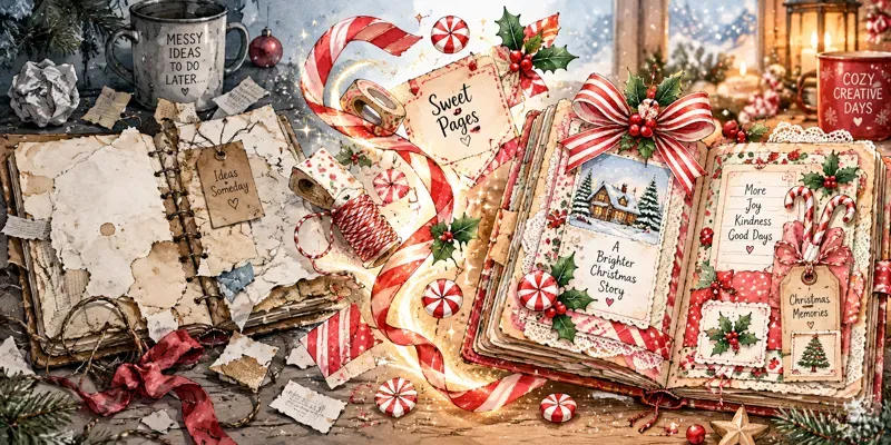 Candy Cane Christmas Journals generated by undefined