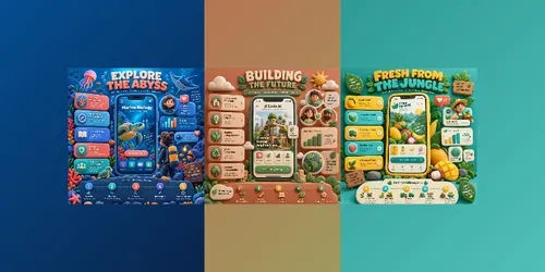 3D Clay App Showcase Infographics generated by chatgpt-image