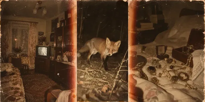 Vintage Shabby Sepia Film Photography