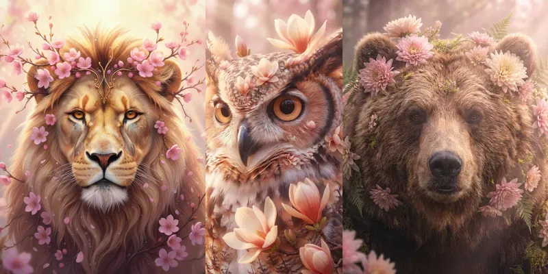Ethereal Flora Guardians generated by undefined