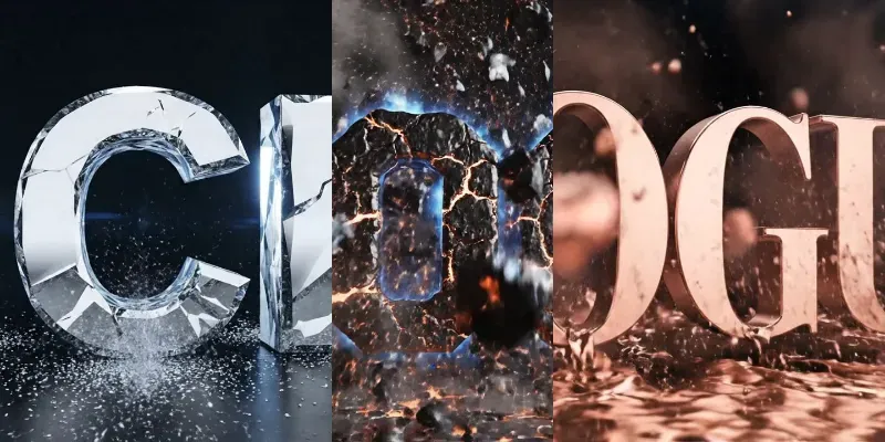 Epic 3D Text Intros generated by undefined