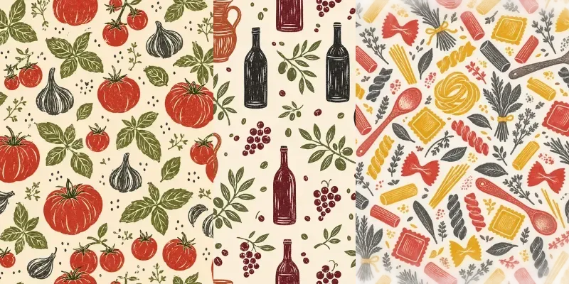 Nonna Kitchen Patterns generated by undefined