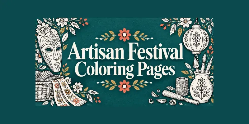 Artisan Festival Coloring Pages
