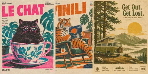 Authentic Risograph Poster Generator generated by chatgpt-image