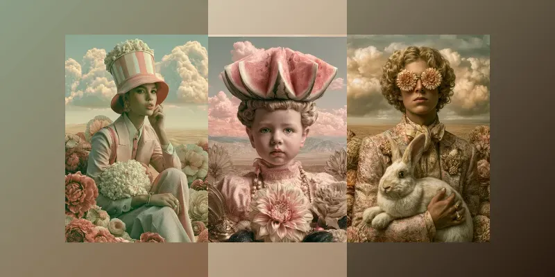 Surreal Fashion Portraits generated by undefined