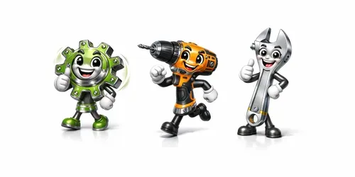 3D Tool Mascot Generator generated by chatgpt-image