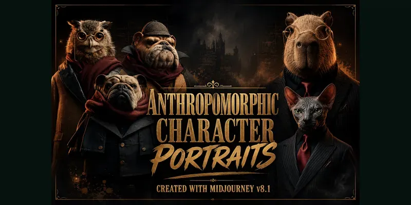 Anthropomorphic Character Portraits generated by undefined