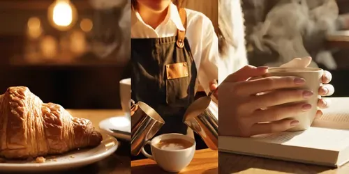 Cozy Coffee Shop Aesthetic Videos generated by veo