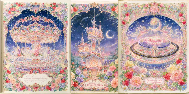 Fairytale Dessert Tarots generated by undefined