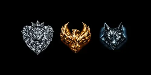 Liquid Metal Emblem Logo Generator generated by chatgpt-image