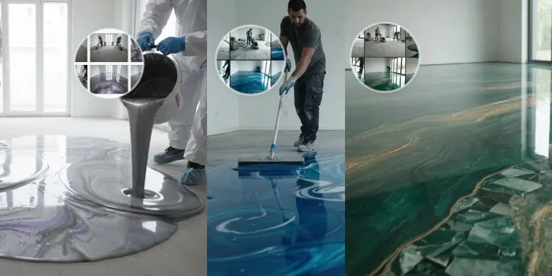 Viral Epoxy Floor Transformations