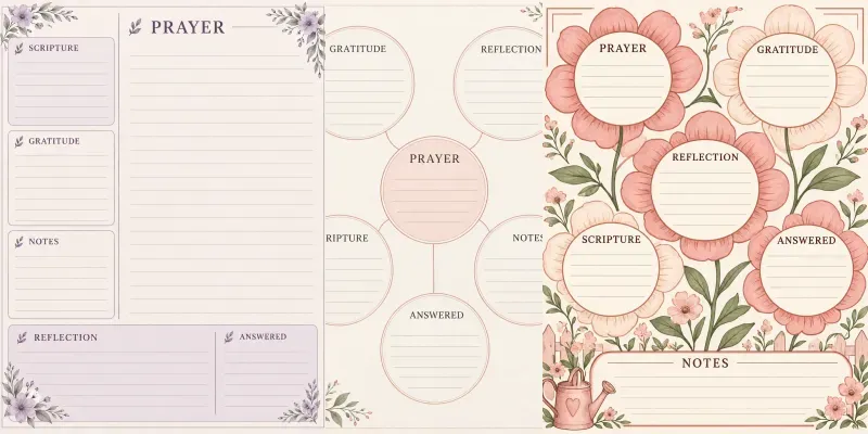 Prayer Journal For Women Templates