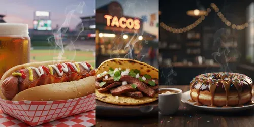 Food Ads Burgers Pizzas generated by gemini-image