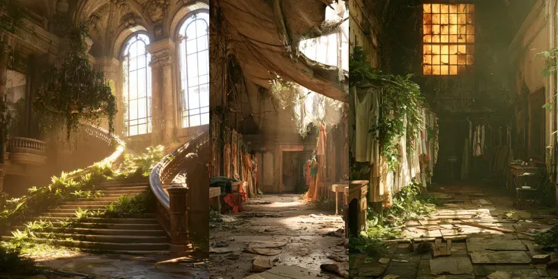Abandoned Theatres Art Generator generated by undefined