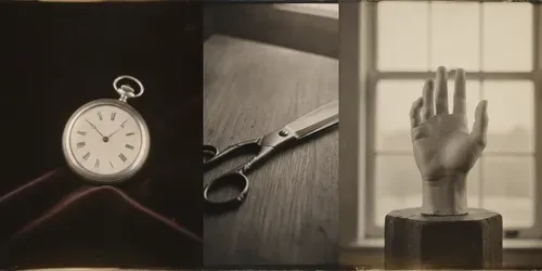 Wet Plate Collodion Silver Plates generated by gemini-image