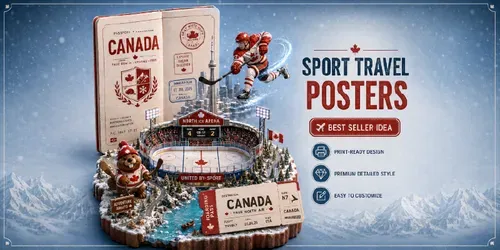 Sport Travel Posters generated by chatgpt-image