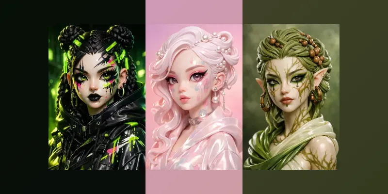 Cinematic Neoluxury Arttoy Characters generated by undefined