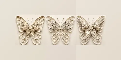 Elegant Butterfly Illusion Art generated by chatgpt-image
