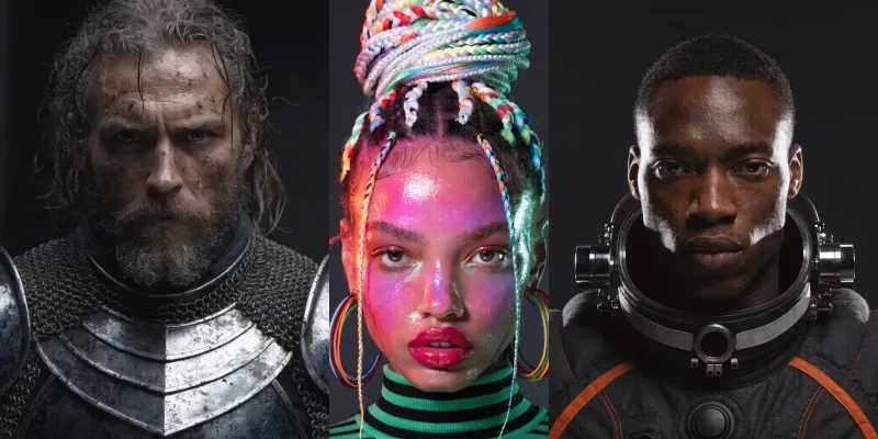 Hyperrealistic Futuristic Portraits generated by undefined