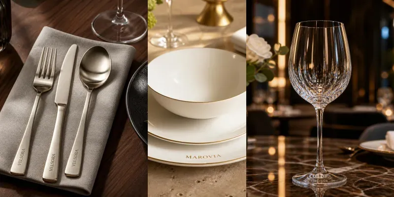 Luxury Tableware Product Photography generated by undefined