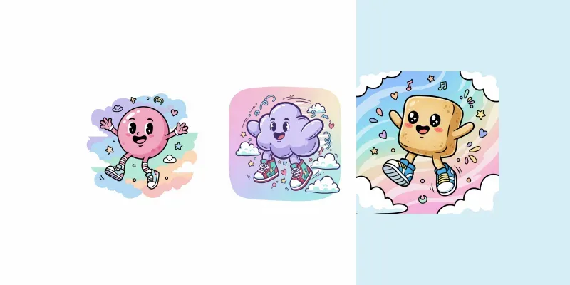 Whimsical Cartoon Character Art generated by undefined
