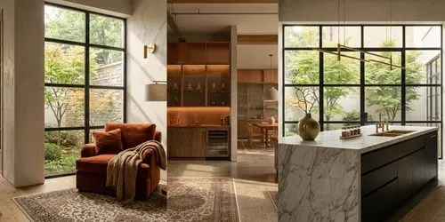 Photorealistic Architectural Interiors generated by gemini-image