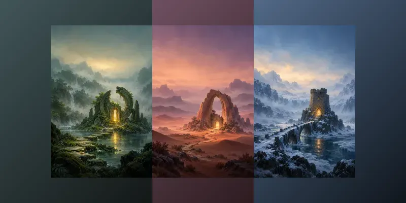 Misty Fantasy Book Cover Backgrounds