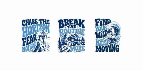 Bold Adventure Typographies generated by chatgpt-image