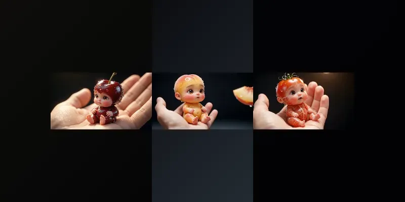 Hyperrealistic Fruit Baby Video Style generated by undefined
