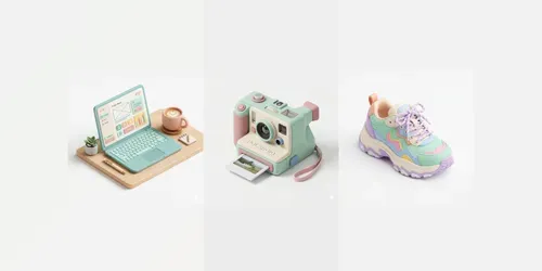 3D Isometric UI Assets generated by gemini-image